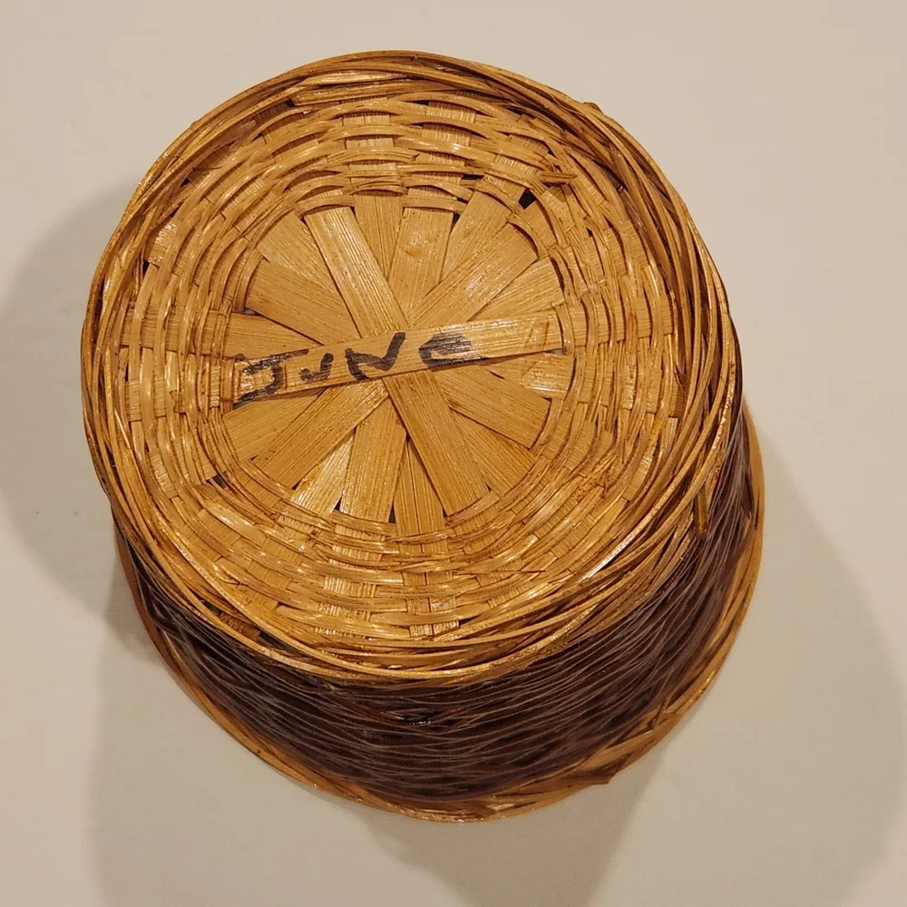 Small Woven Basket Plant Container Flower Pot